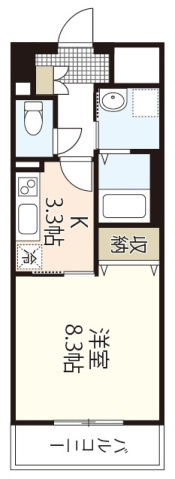 エスペランサ奥田の間取り