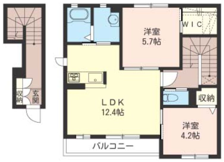 ff フォルテッシモの間取り