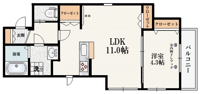 Ｄａｉｔａ　Ｓｉｘの間取り|最上階の角部屋です