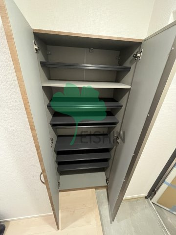 ノア吉塚の玄関|下駄箱もしっかりついてます！