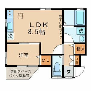 コランダムの間取り|間取りです。