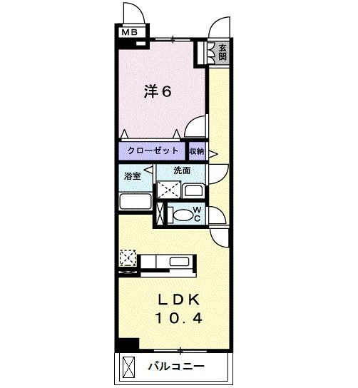 プラネットＤの間取り