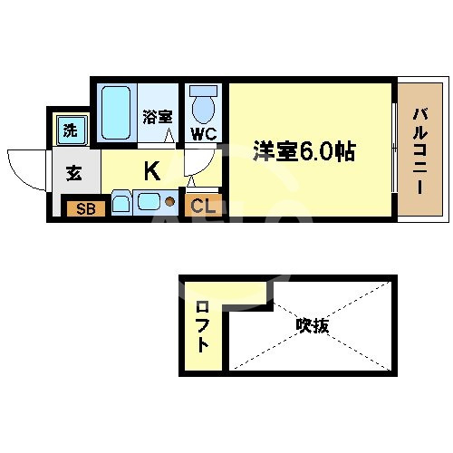 エステムコート大阪・中之島南の間取り|エステムコート大阪・中之島南　間取り