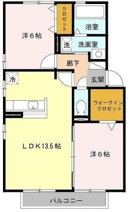 アルコバレーノⅠの間取り