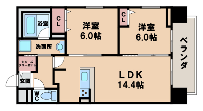 【間取り】 | Fortuna yuhigaoka