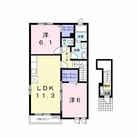 【間取り】 | アーヴァンベール　Ｃ