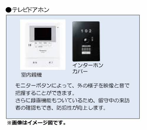 シャーメゾン　アンダンテのセキュリティ
