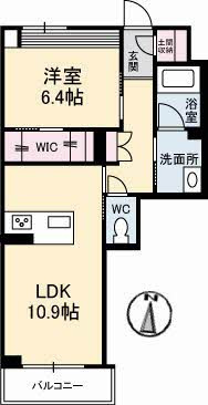 ソレイユコート中仙道の間取り