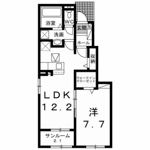 【間取り】 | ルパルク　Ⅰ