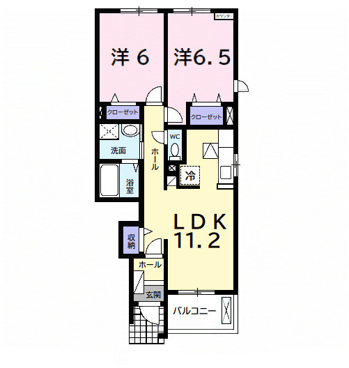 【間取り】 | ルシュマンＣ