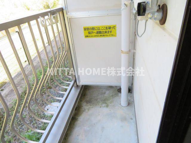丹波市氷上町下新庄のアパートのバルコニー|バルコニーもついています＊