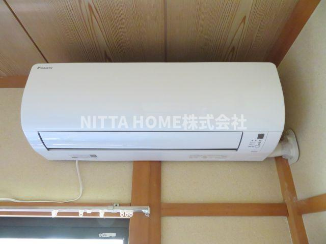 丹波市氷上町下新庄のアパートの設備|エアコン設備です◇