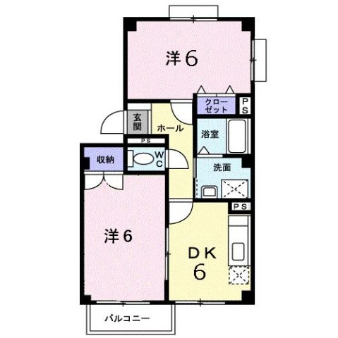 グリーンヒル弐番館の間取り