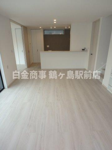 川越市笠幡新築戸建の居間・リビング