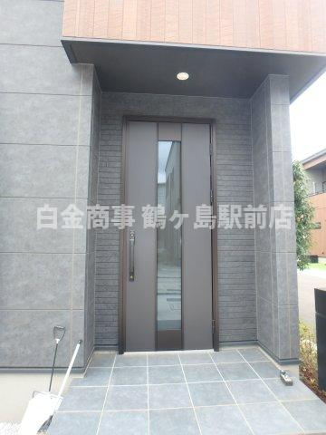 川越市笠幡新築戸建の玄関