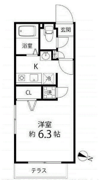Branche笹塚の間取り