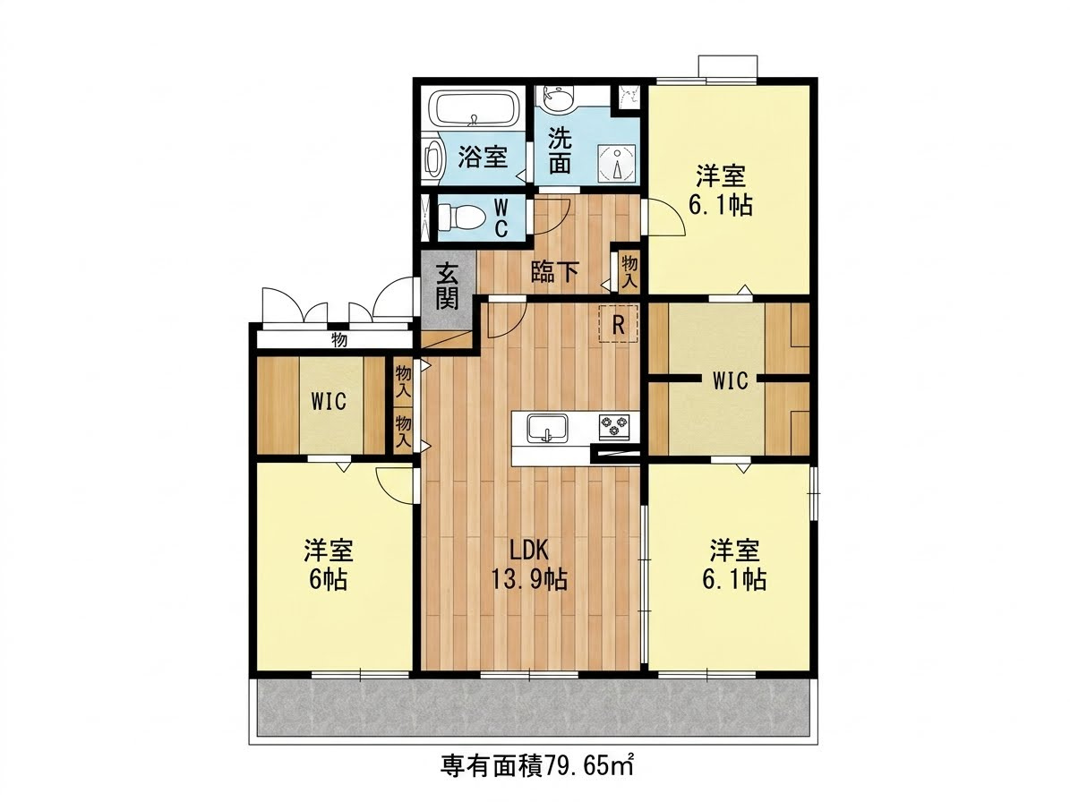 Regulusレギュラスの間取り