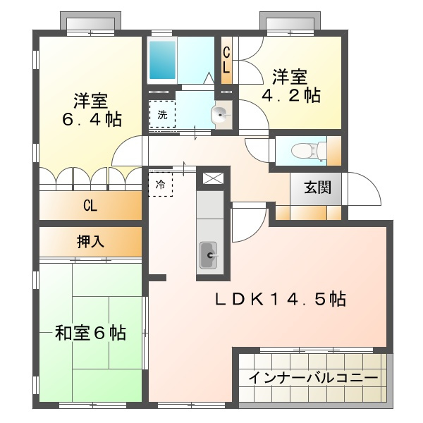 フォレスト竹ノ台の間取り