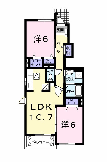 ミルトの間取り