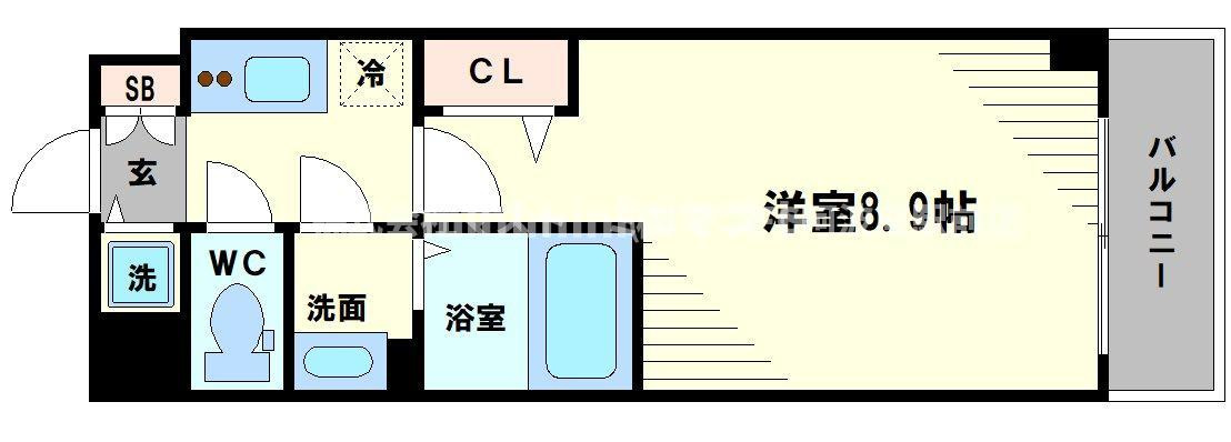 プランドール福島レジデンスの間取り