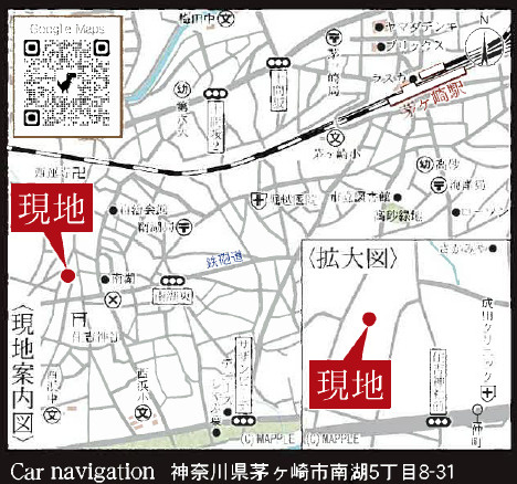 【地図】 | 茅ヶ崎市南湖5丁目新築戸建