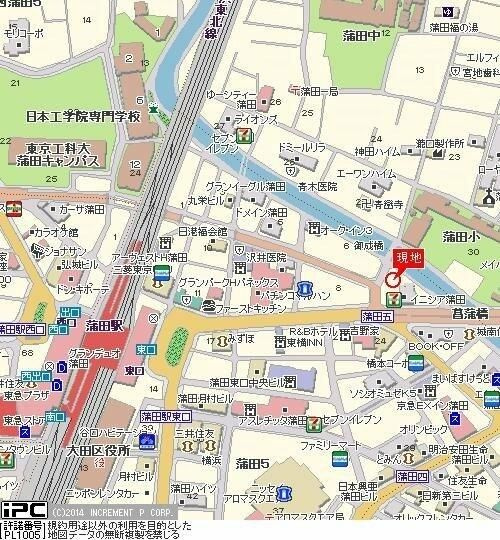 メインステージ蒲田の地図