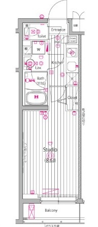 ガーラ・グランディ小竹向原の間取り|間取りです。