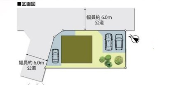 坂戸市片柳　中古売戸建の区画図