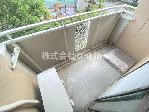 若草ハイツのバルコニー
