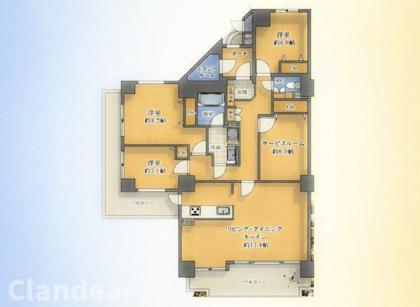 ヴイ・シティ草加四番館の間取り|ドキドキの新生活も、安心してスタート。ぴったりの住まいを見つけませんか？クランディアが一緒に住まい選びをサポートします‼　まずは、お気軽にお問合せください　＃クランディア