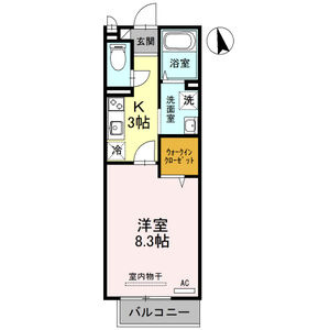 スタシオン東野アクシス　A棟の間取り