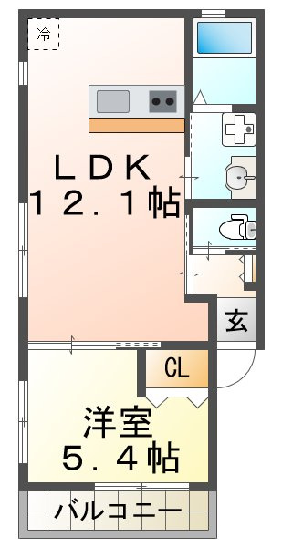 KARIN明石南の間取り