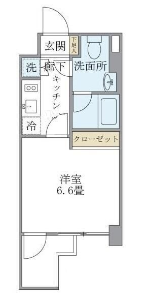 ＫＤＸレジデンス門前仲町の間取り|間取りです。