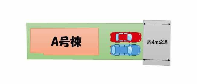 【Heartfull Town】国分寺市東戸倉２丁目16番の区画図|駐車スペース並列2台分☆（車種による）