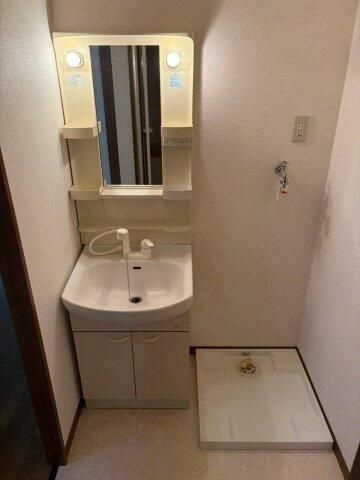 相模原市緑区元橋本町のアパートの洗面所