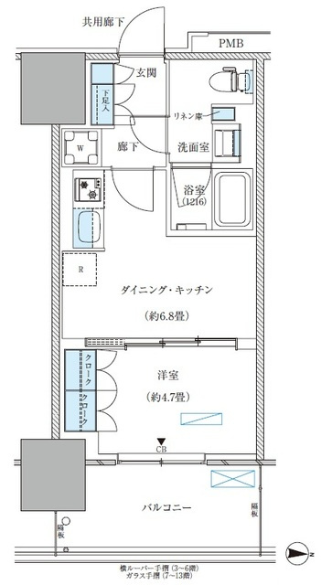 パークアクシス西大島コンフォートスクエアの間取り