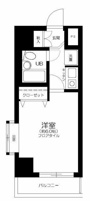 墨田区石原３丁目の賃貸マンションの間取り