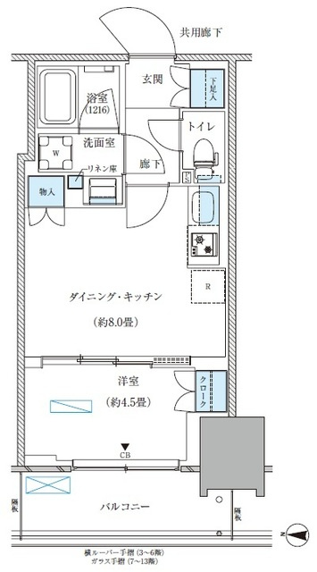 パークアクシス西大島コンフォートスクエアの間取り
