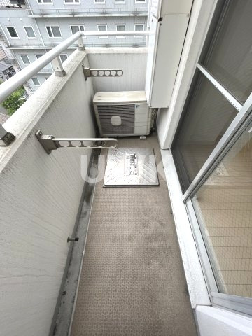 京都市下京区南不動堂町の賃貸マンションのバルコニー