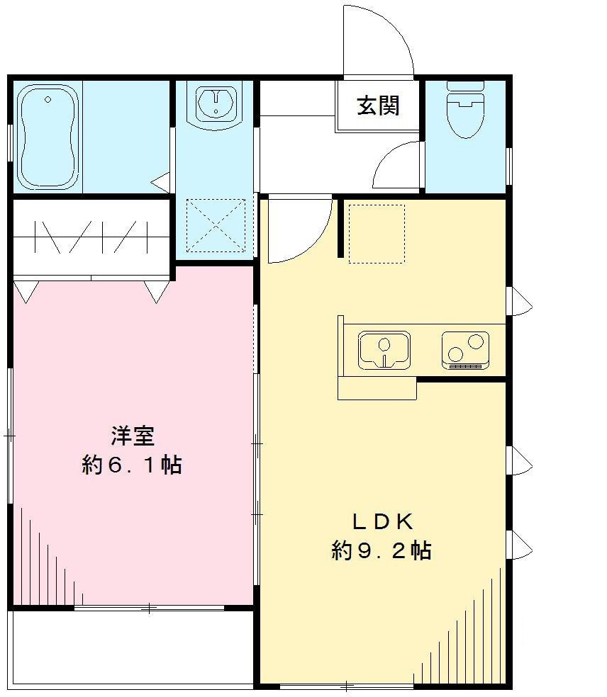 カーサルビアの間取り|間取りです。