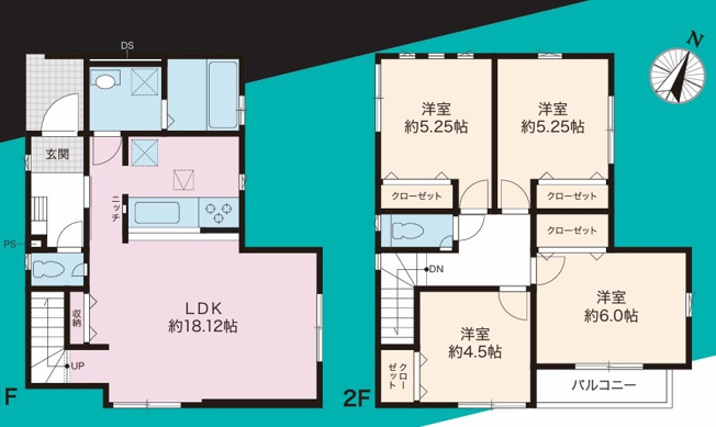 【間取り】 | 藤沢市本藤沢4期 新築戸建 全1棟