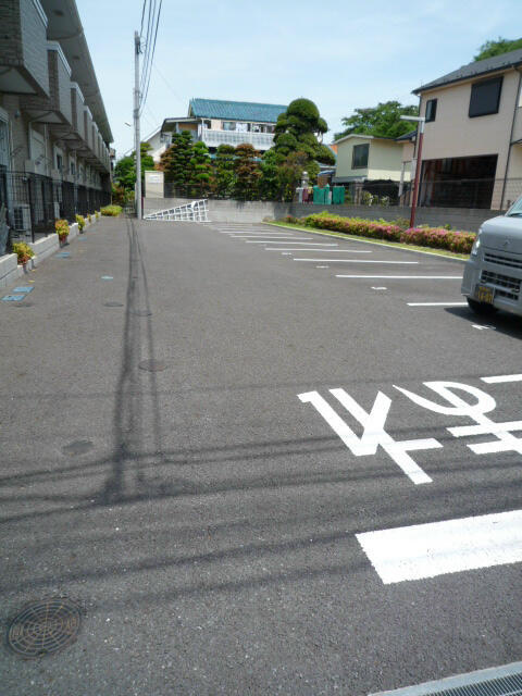 グリーンソレアードの駐車場