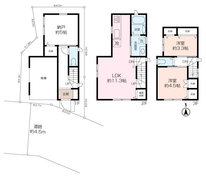 戸塚区戸塚町 築浅中古戸建の画像