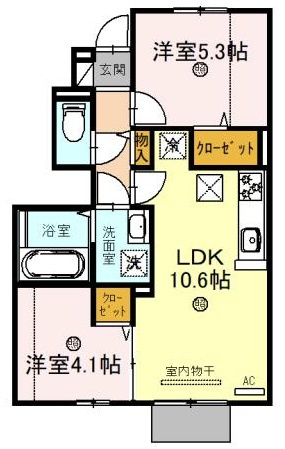 リコルド住吉の間取り