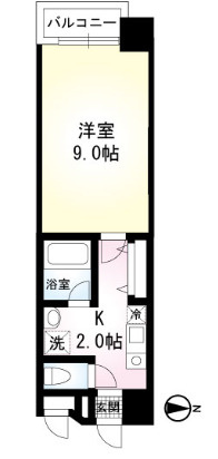 BELLAGIOⅡの間取り|※反転タイプ