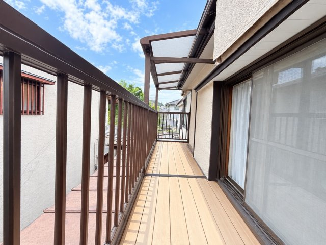 取手市白山中古戸建のバルコニー
