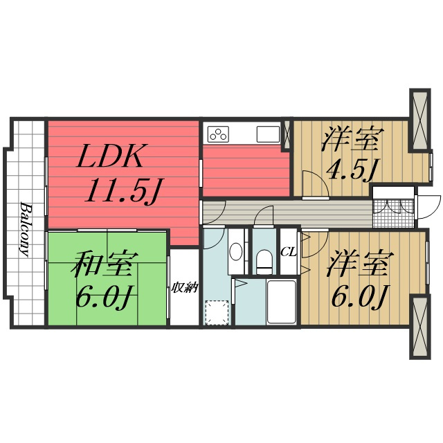 【間取り】 | アーバン・ヒルズ21