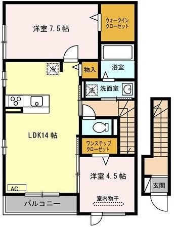 DヴェルジェⅡの間取り