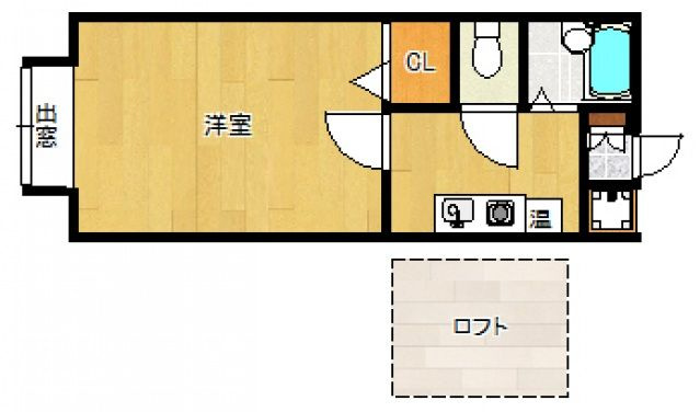 パンシオンヴィラ久留米E棟の間取り