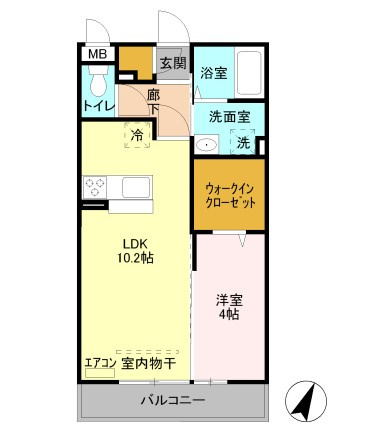 My　tiaraの間取り